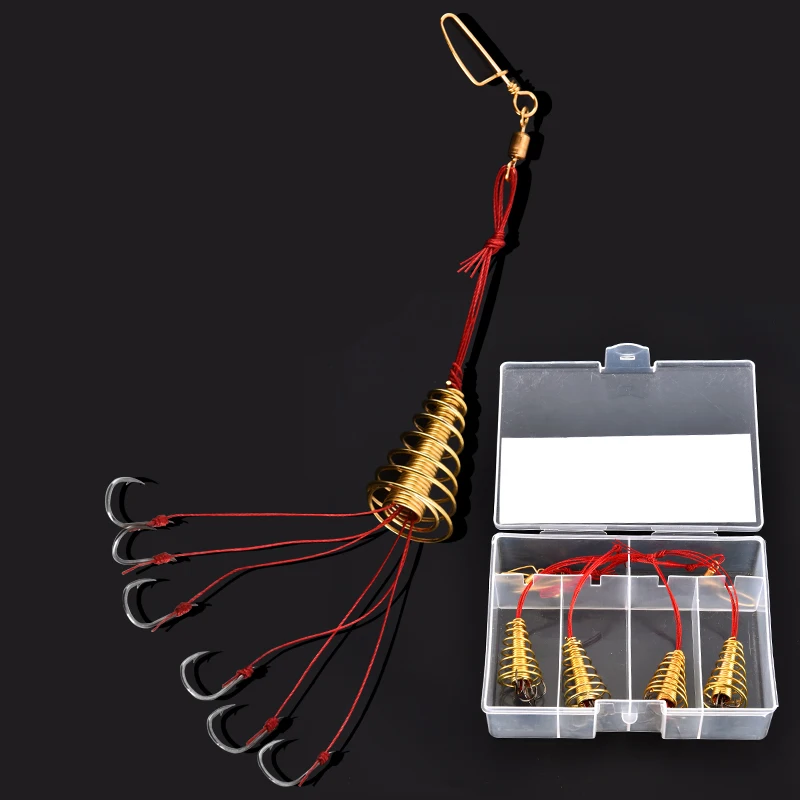 4 шт./лот рыболовный крючок рыболовная приманка ловушка для приманки клетка