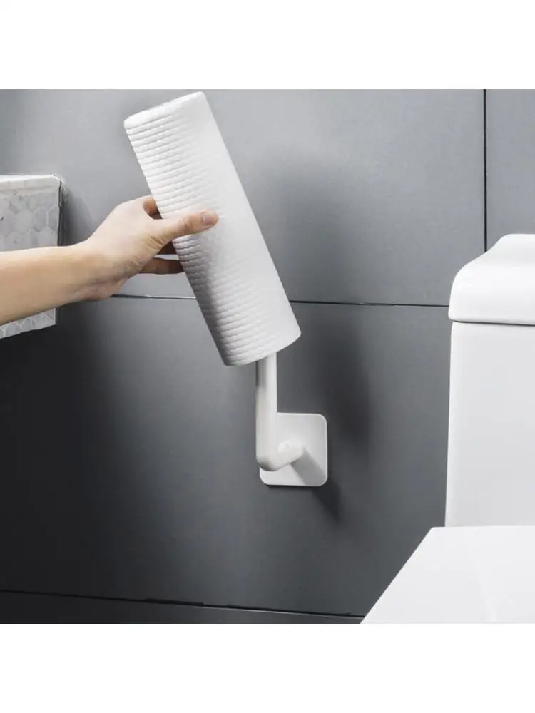 2 шт. настенный бумажный держатель для полотенец подвесной стеллаж хранения