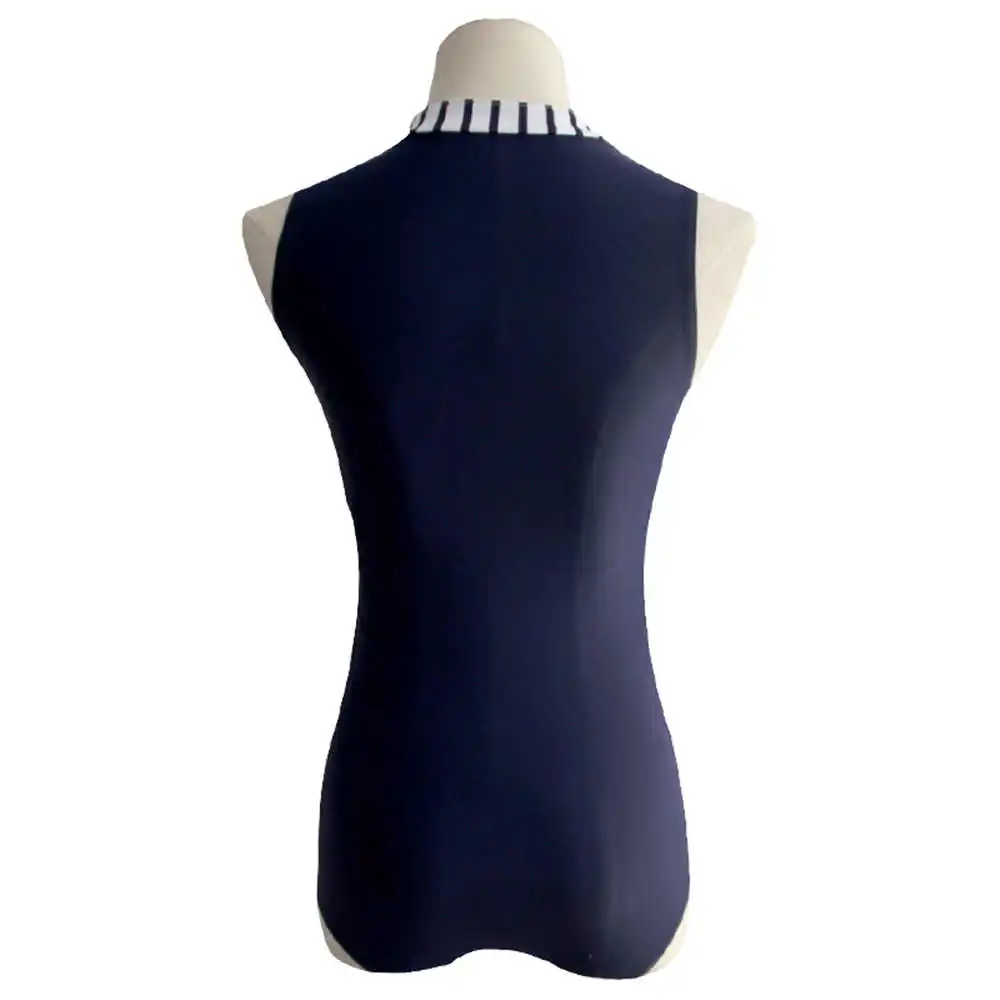 Женский слитный купальник без рукавов с принтом в полоску | Спорт и развлечения