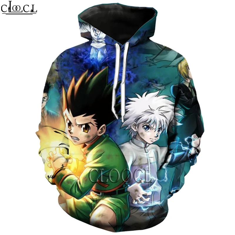 Худи HX унисекс с 3D-принтом Hunter X Повседневная Толстовка в японском стиле аниме