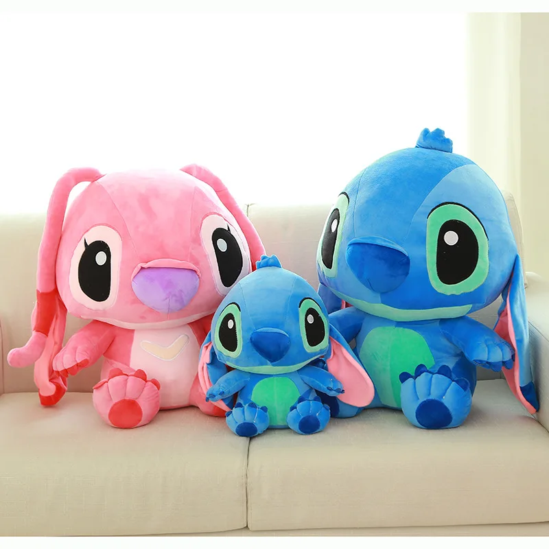 Супер мягкие межзвездные игрушки милые Стич плюшевые куклы детские подушки для