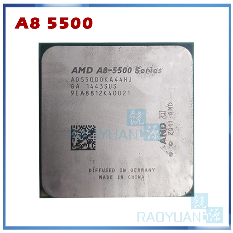 AMD A8 Series 5500 5500K 3 2 ГГц 65 Вт Quad Core Процессор процессор AD5500OKA44HJ гнездо FM2|cpu processor|socket