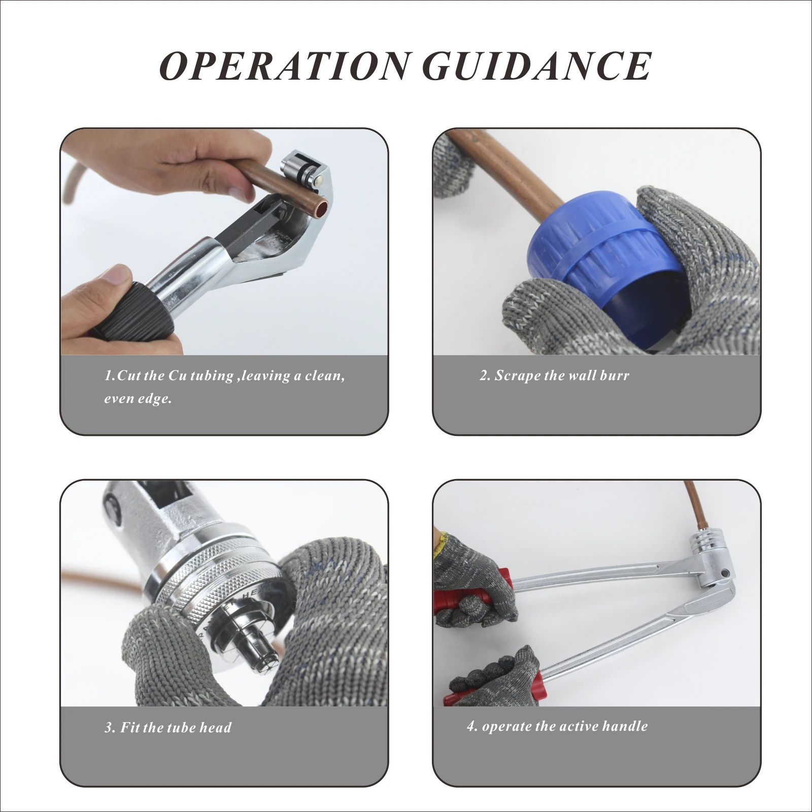 Набор инструментов для ОВКВ расширения медных труб инструмент с резцом и