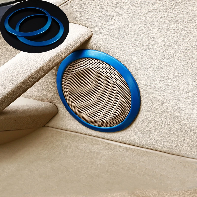 Хромированная декоративная наклейка на дверь автомобиля динамик для BMW 3 серии E90