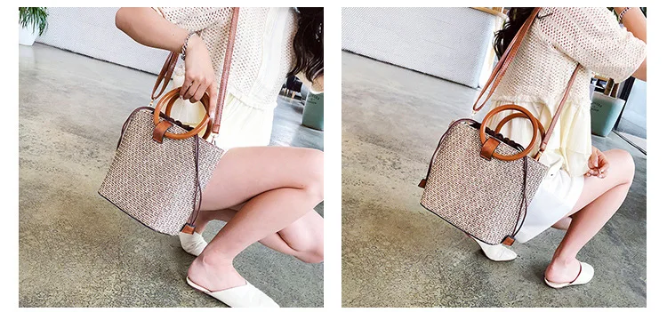 Новая соломенная обернутая украшение для шарфа Гавайский стиль одно плечо