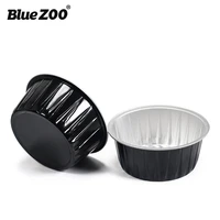 bluezoo round black aluminum foil wax melting bowl hair removal wax tool container aluminum foil bowl wax bean melting wax bowl