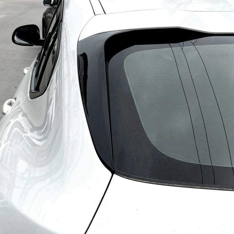 

3Pcs Car Accessories: 2Pcs Car Rear Window Side Spoiler Trim & 1Pcs Car Rear Air Condition Vent Outlet Frame Cover
