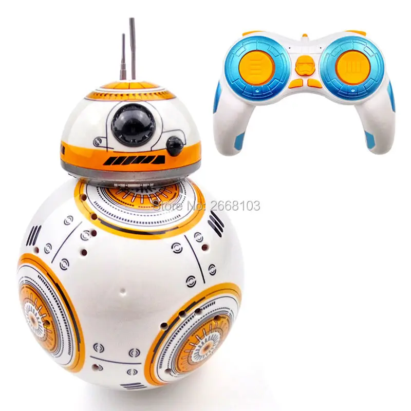 

New Version Upgrade Model Ball RC BB-8 Droid Robot BB8 Intelligent Robot 2.4G Remote Control Toy For Girl Gift With Sound Action