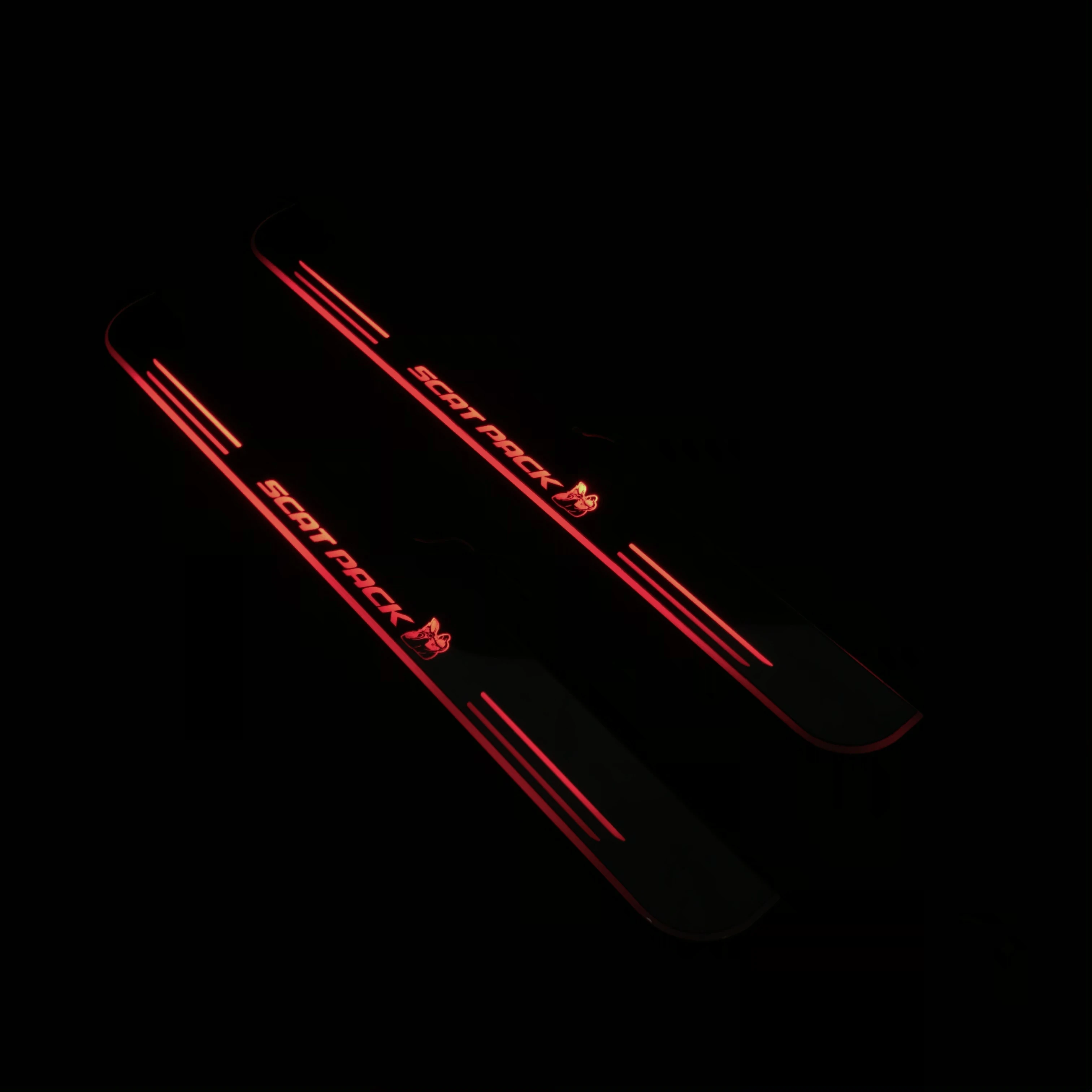 

Acrylic mobile LED welcome scooter wear plate door sill frame path light for DODGE Charger dedicated Flow/fixed light