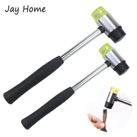 1pc leather hole punch rubber hammer double faced plastic and rubber hammer for leather crafts jewelry woodworking