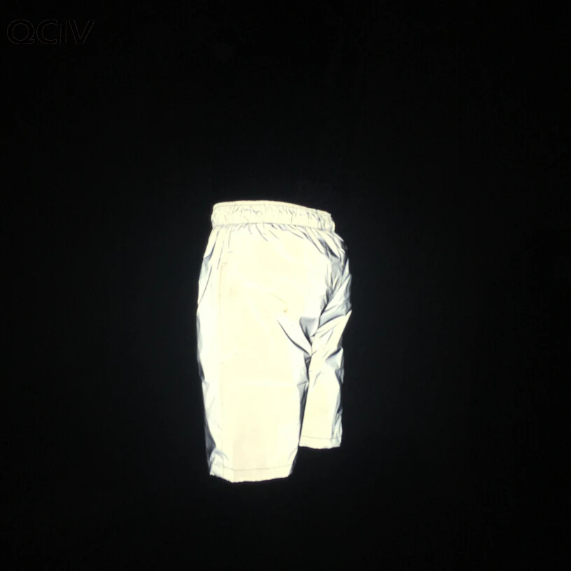 

Men casual full reflective hip hop shorts night club dance short pants sportwear men fashion shiny shorts bermuda masculino 3XL