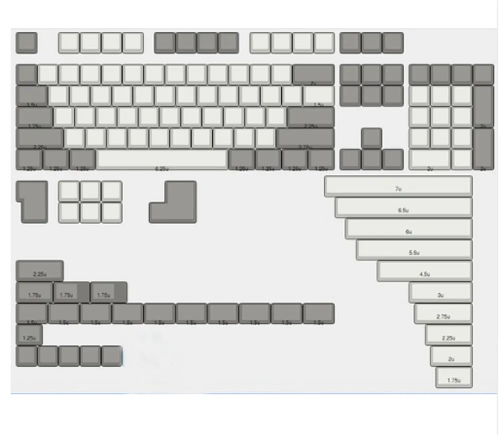 Mz Xda профиль макс полный набор ключей Кепки s для механической клавиатуры