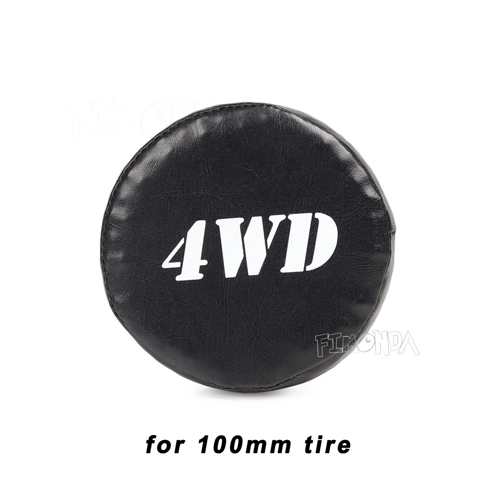 for 100mm tire RC украшение автомобиля ПУ кожа запасная крышка шины для 1/10 RC Гусеничный Traxxas TRX4 осевой SCX10 Рейф RC4WD D90 Tamiya CC01 - Цвет: for 100mm tire