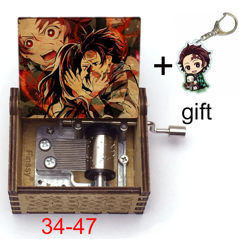Demon Slayer Kimetsu no Yaiba kamado nezuko с принтом музыкальная тема gurenge деревянная ручная