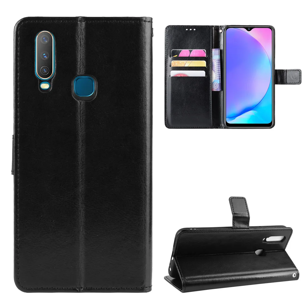 

For Vivo U10 Case VivoU10 Luxury Leather Flip Wallet Phone Case 6.35'' Case Stand Function Card Holder for Vivo U10 U 10