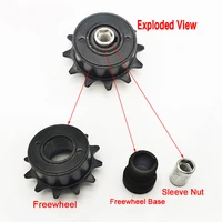 12 tooth flywheel for my1016zmy1018 geared motor modified electric bicycle left mounted flywheel