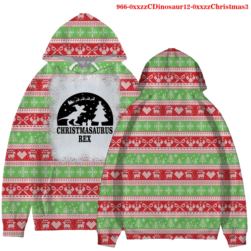 

Christmas Dinosaur Men Hoodies Winter Clothes Hip Hop Hoodie Oversize Graphic Hip Hop Hooded Christmas Oversized Sweatshirt