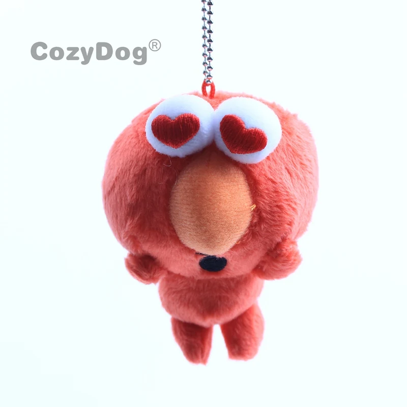 9 см брелок с кулоном Улица Сезам Elmo мультяшный аниме плюшевые игрушки кукла