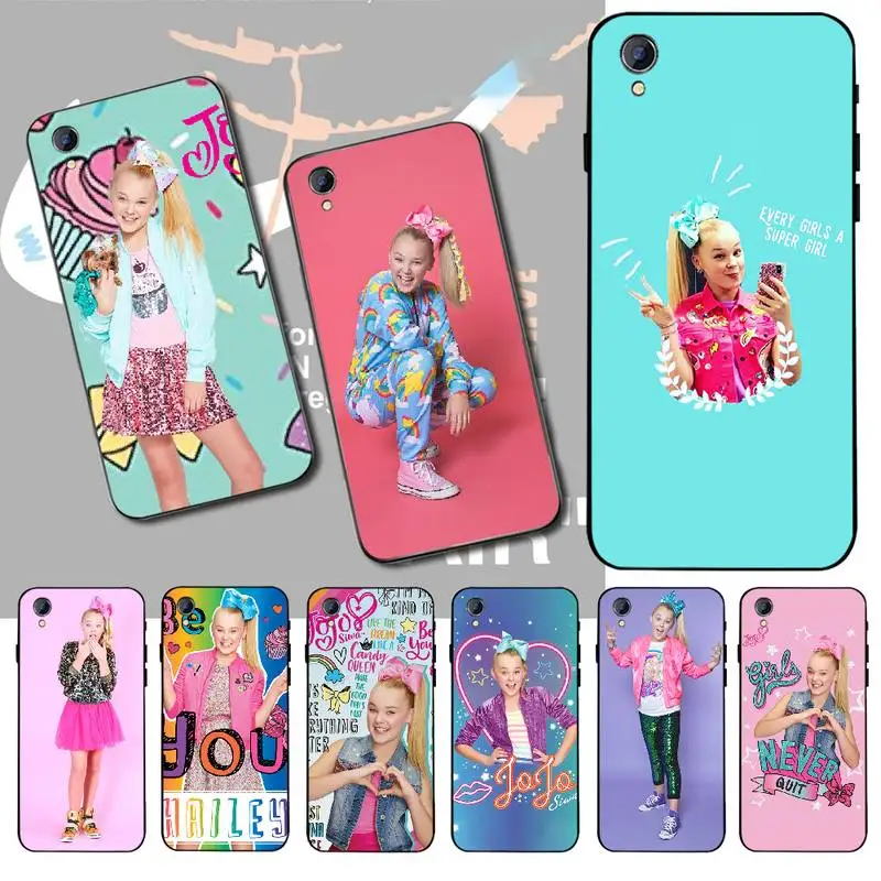 Горячая Распродажа Jojo Siwa типа сделай сам со стразами чехол для телефона Vivo Y91c Y17 Y51