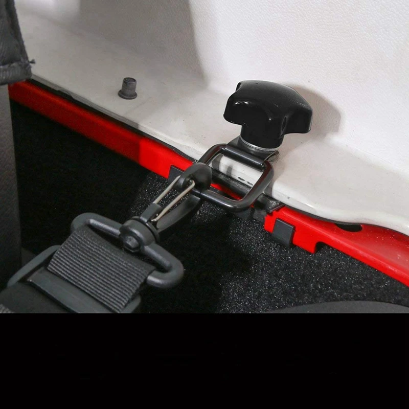 

8x Hardtop Quick Removal Bolts Thumb Screws & 12x Car Decoration Steering Wheel Trim for Jeep Wrangler JK JKU 11-18