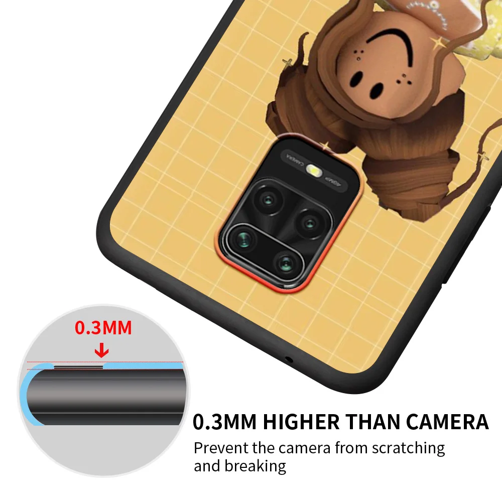 hot robloxes game fundas shockproof case for redmi note 10 9 9s 8 8t 7 pro black soft cover for redmi 9a 9c 8 8a shell silicone free global shipping