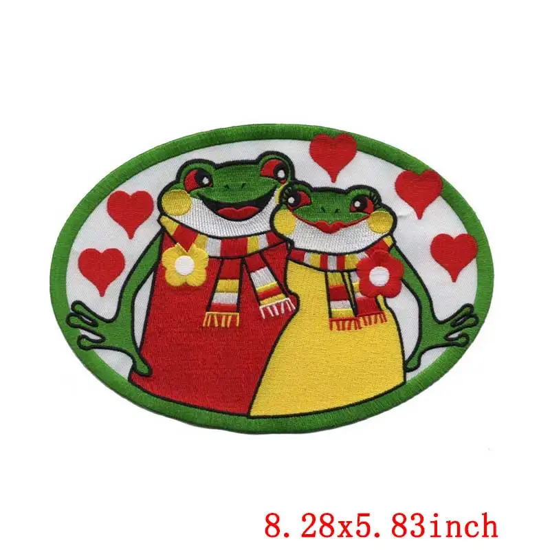 Нашивки с утюгом патчи лягушкой Oeteldonk нашивки вышивкой для одежды аксессуары |