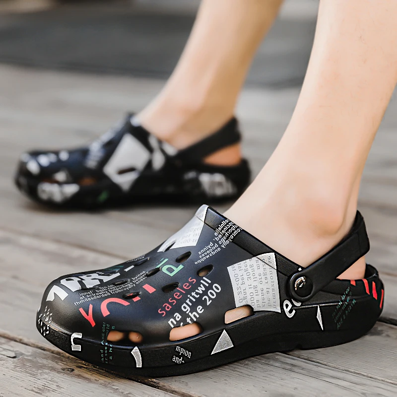 summer sandals korean rubber garden Wear-Resistant Beach flip flops Insole slippers EVA shoes man sandal