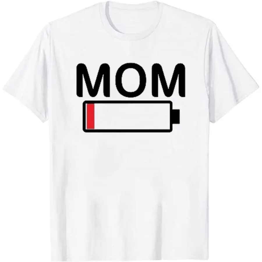 

Mom Shirt Funny, New Mom T Shirt, Funny T Shirt for Moms, Mom Battery Low T Shirt, Tired Mom T Shirt, Stressed Moms Gift