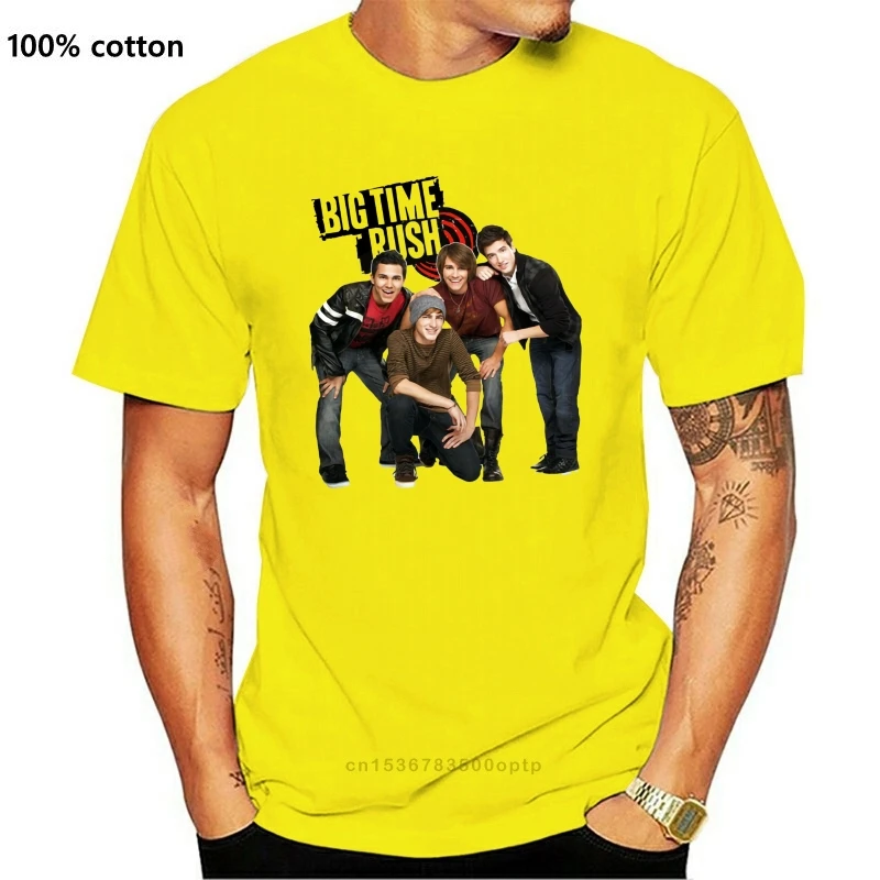 

Новая футболка Big Time Rush с бесплатным фото, футболка для фитнеса с магнитом