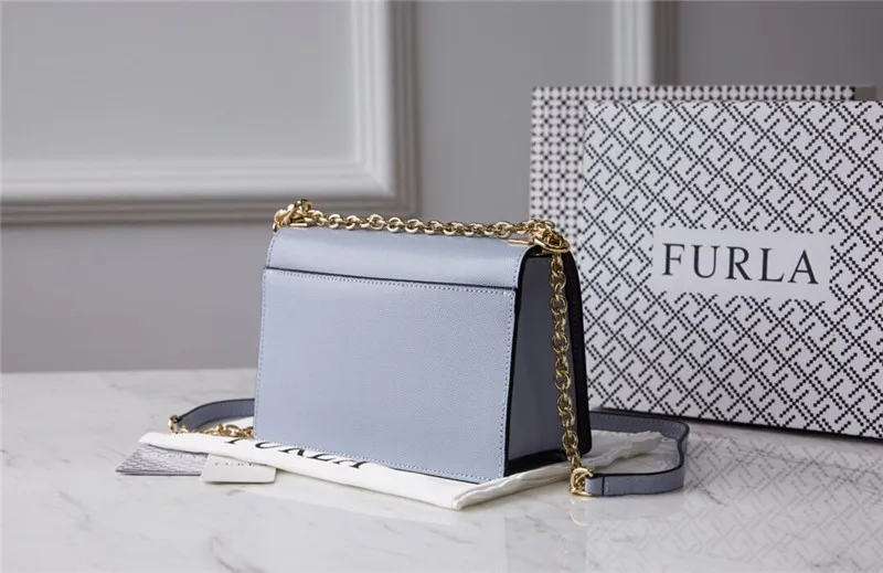 Оригинальные женские сумки FURLA, высокое качество, маленький размер, женские кожаные сумки Furla, фиолетовый цвет, размер 20 см* 8 см* 14 см