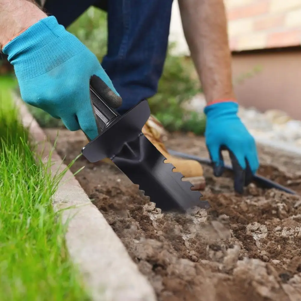 Black Edge Digger Carbon Steel Garden Tool Multifunctional Non-slip Handle For Gardening | Инструменты