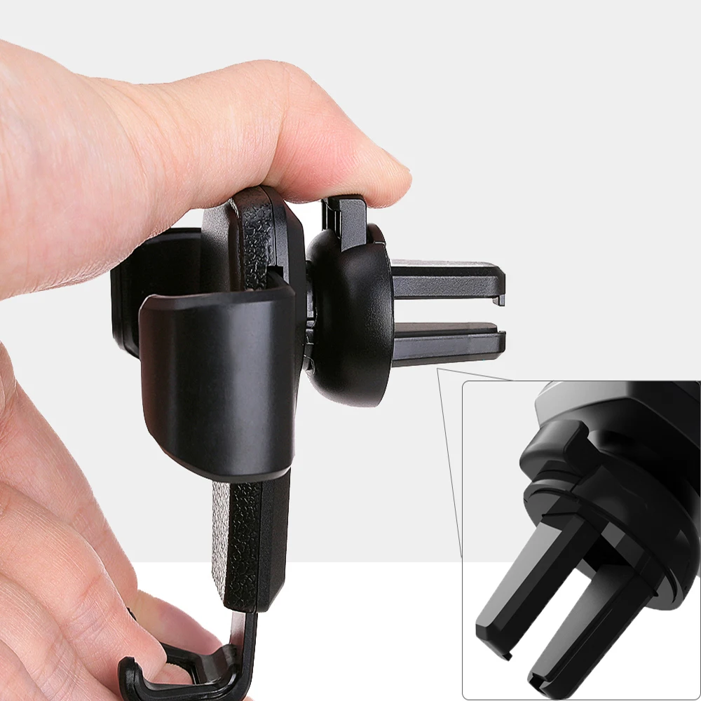 Universal Car Phone Holder Leather Gravity Bracket Air Vent Stand Mount For iPhone 7 8 XS Samsung Support Telephone Voiture |