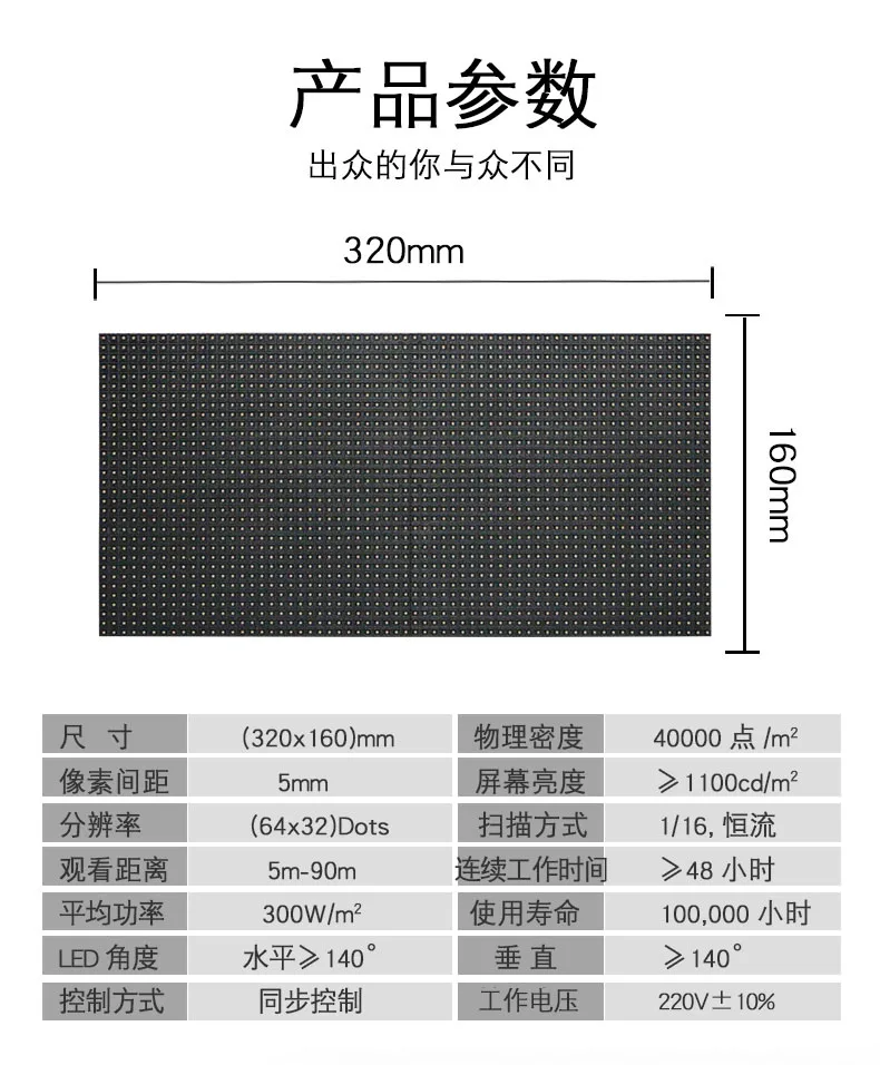 64x32 пикселя P5mm внутренний 2121 SMD(3 в 1) полноцветный светодиодный дисплей Размер
