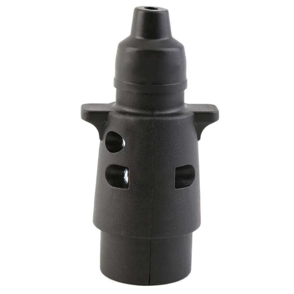 

12V 7 Way Round Standard European Car Plug Connector Plastic Car Trailer RVs 7 Pin Socket Plugs For Trailers RVs Car Accessaries