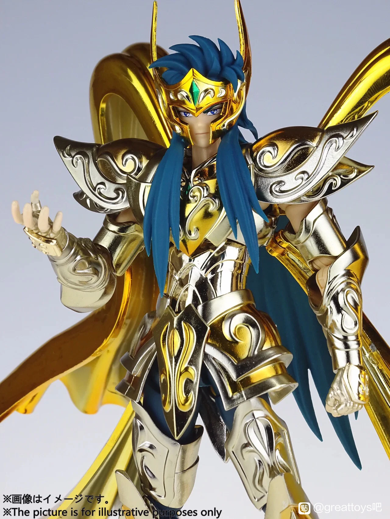 Модель фанатов новая партия в наличии GreatToys EX aqueus Camus God Cloth SOG Metal Armor GT Saint Seiya