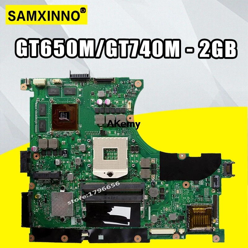 

N56VM Laptop motherboard GT650M/GT740M-2GB For Asus N56VZ N56VB N56VV N56VJ N56VM Test mainboard N56VM motherboard test 100% ok