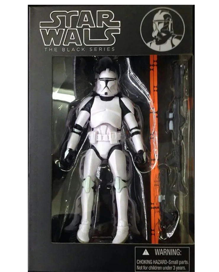 clone troopers action figure bucketheads galactic empire imperial army with weapons black series model toys 16cm free global shipping