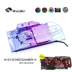 bykski n gy2080gamer xgpu water block for galax geforce rtx 2080 2070 gamersuper graphics cardvga blockgpu liquid cooler free global shipping