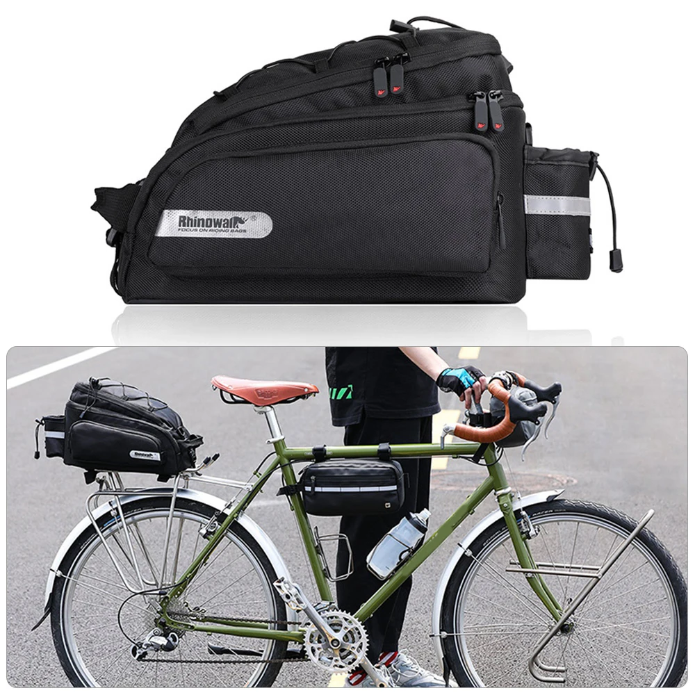 

Rhinowalk Bike Tail Bag Waterproof Bicycle Rear Seat Storage Pocket Phone Camera Bag for Commuter Outdoor Traveling Riding