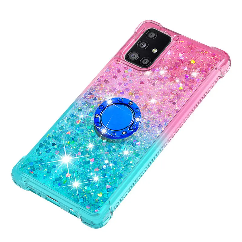 

Shockproof Case For Samsung Galaxy A51 5G Soft Silicon Back Cover For Samsung A51 5G SM-A516B A516B A516 Glitter Protection Case
