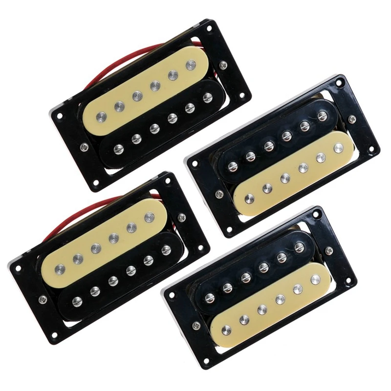 4 звукоснимателя для электрогитары 50/52 Zebra Faced Humbucker с двойной катушкой