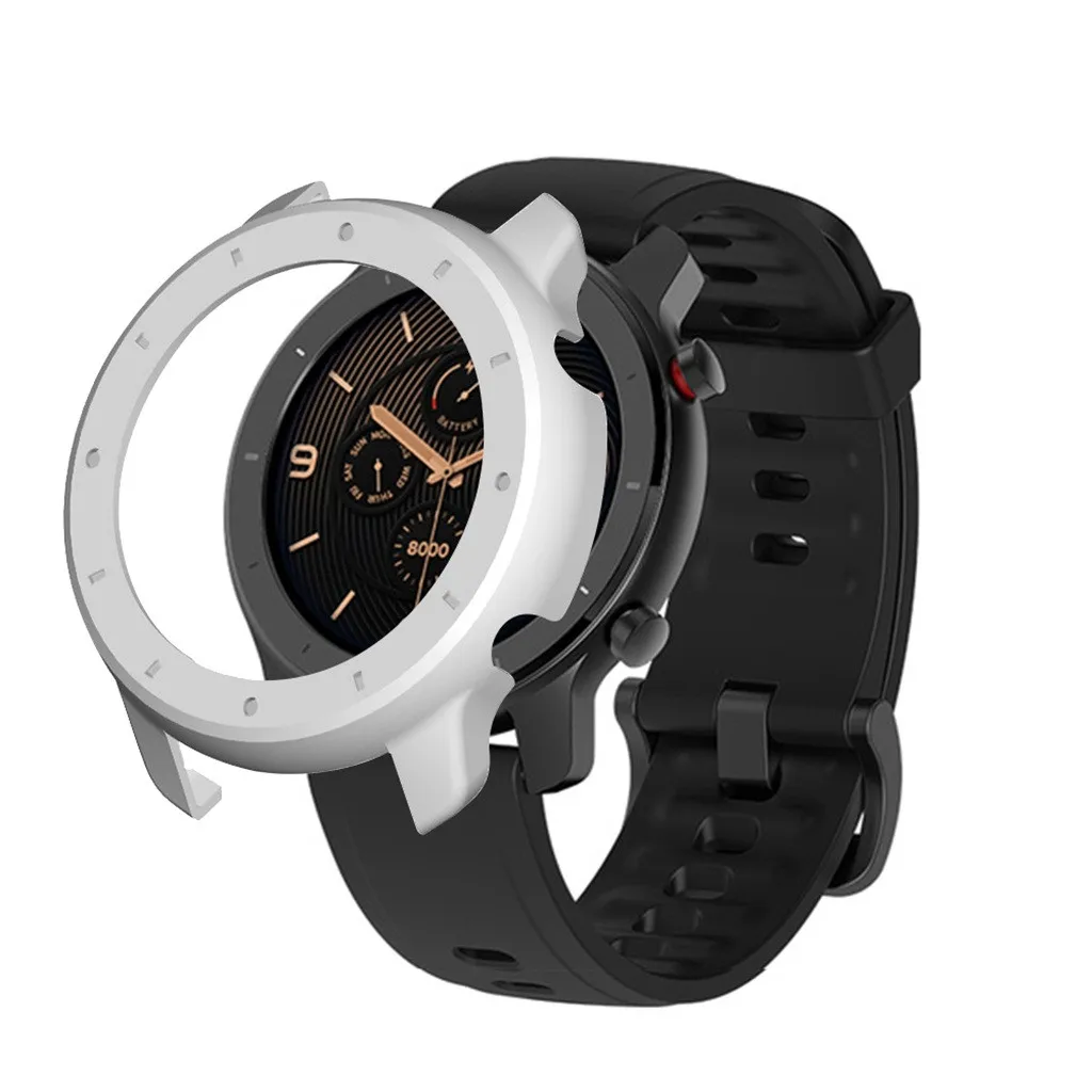 Replacement PC Watch Case Cover Shell Frame Protector for Huami AMAZFIT GTR 42mm SmartWatch