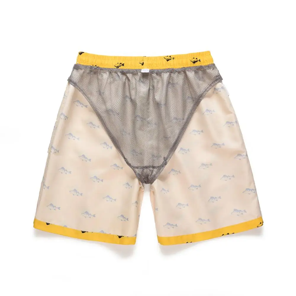 Свободный костюм мужские Гавайские пляжные летние комплекты с принтом маленькой