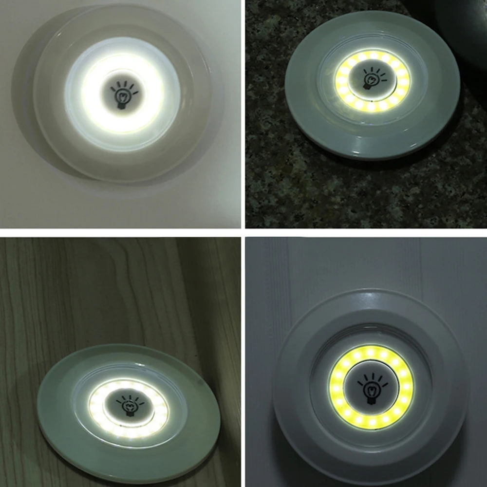 Настенный светодиодный ночник с датчиком движения 7 видов детектор аварийных