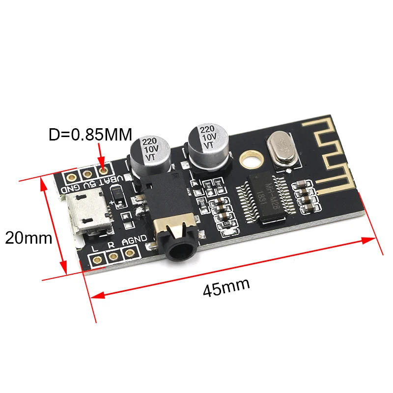 Плата mp3-декодера MH-MX8 плата с Bluetooth 4 2 5 0 аудио модуль для самостоятельного ремонта
