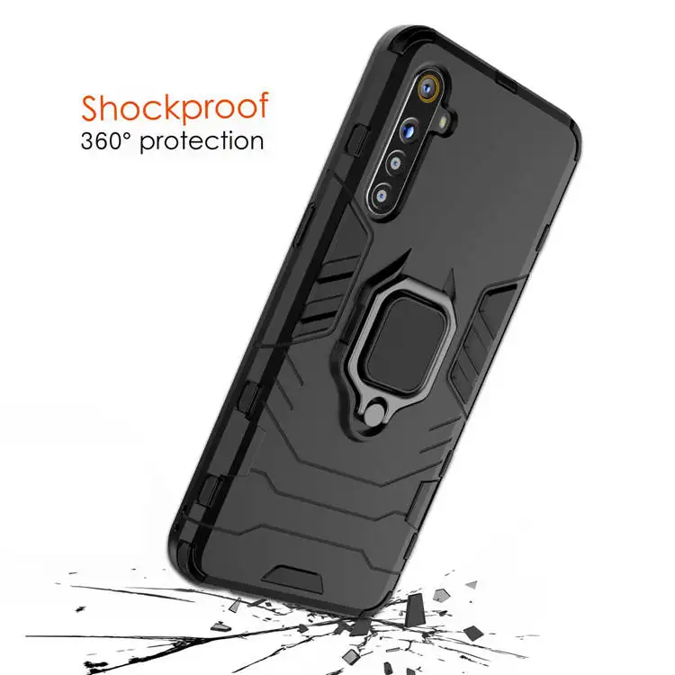 Для Oppo A1K A11X K3 A9 кольцевой держатель чехол для телефона realme 3 5 pro C2 X X2 XT Q Reno 2 магнитный автомобильный противоударный защитный чехол