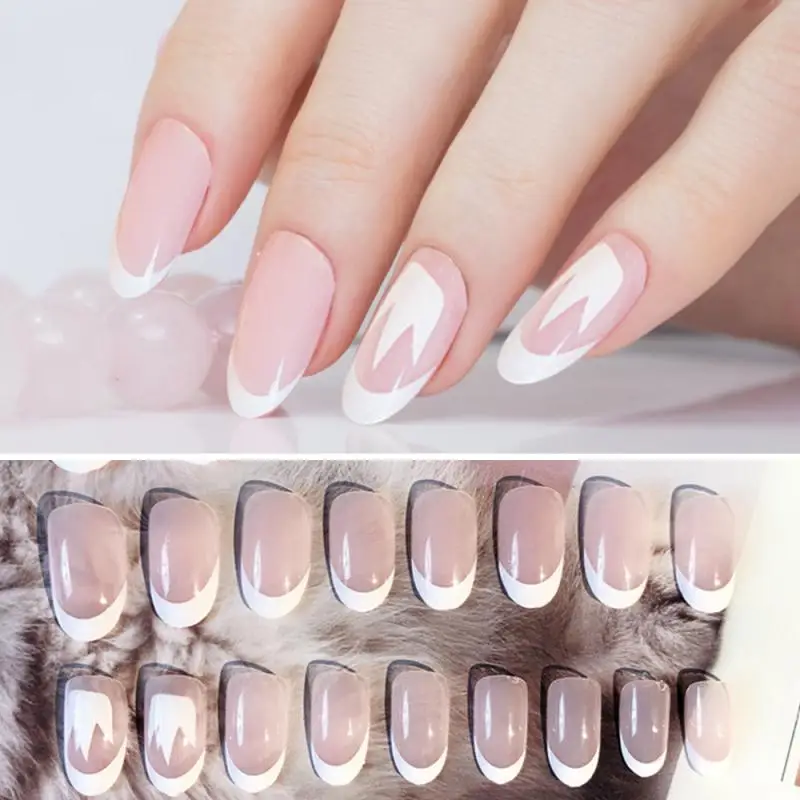 24 шт. двусторонние накладные ногти для невесты | Красота и здоровье