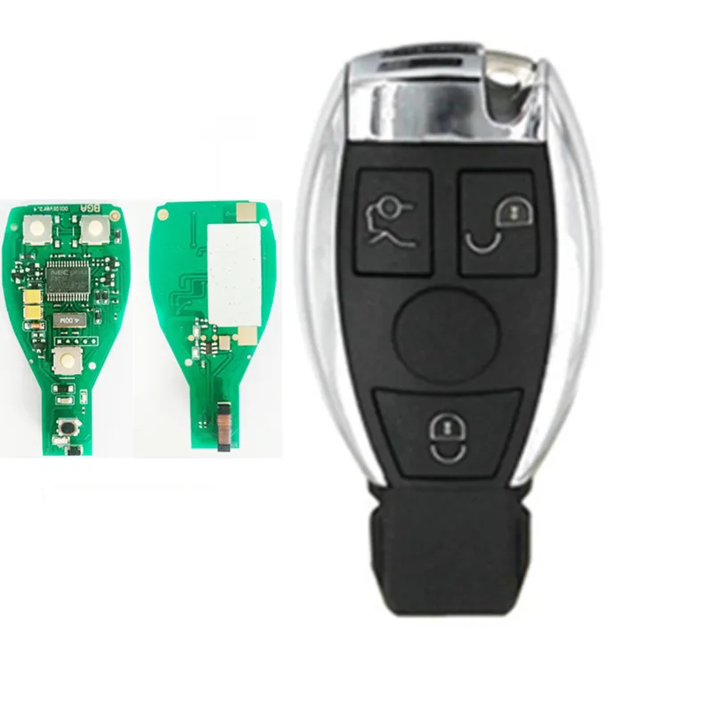Автомобильный Дистанционный ключ с 3 кнопками 315 МГц 433 аксессуар для benz mercedes BGA NEC