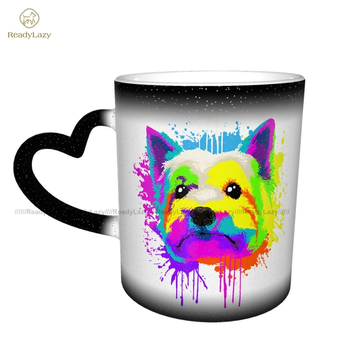 

Paw Mug Latte Color Changing Mug Creative Aesthetic Porcelain Cups
