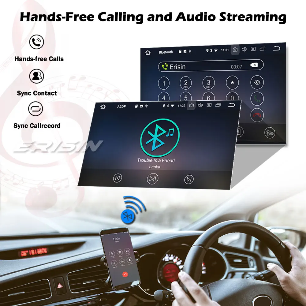 Erisin 5991 9 &quotAndroid 10 0 DAB Carplay TPMS Авто GPS Bluetooth авторадио для VW Amark Caddy Golf MK5 Plus Jetta Passat Polo |